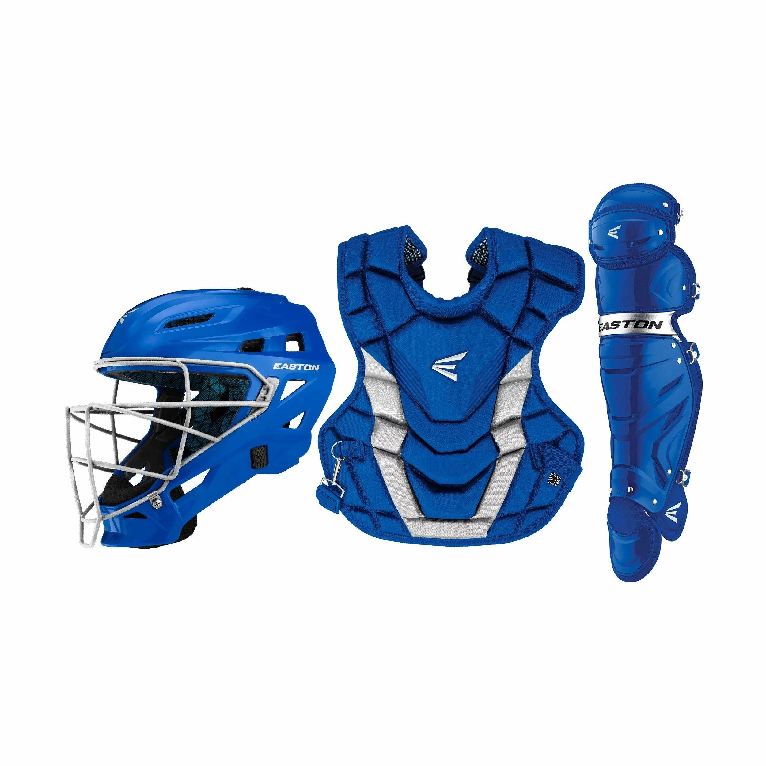 Easton Gametime X Intermediate Catcher's Set - Royal Silver 3 Easton Gametime X Intermediate Catcher's Set - Royal Silver