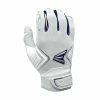 Easton Ghost Fastpitch Batting Gloves - White Navy