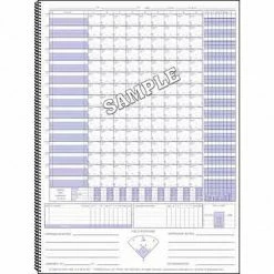 Glovers Glover's Baseball Softball Scorebooks (24 Games) - 1 Ea