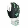 Easton Hyperlite Fastpitch Girl's Batting Gloves - White Mint