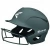 Easton Prowess Matte Helmet With Fastpitch Facemask - Charcoal -Mizuno Sales Store MS1418468 96e15e03 6394 4965 8215 79302e7c7dc7