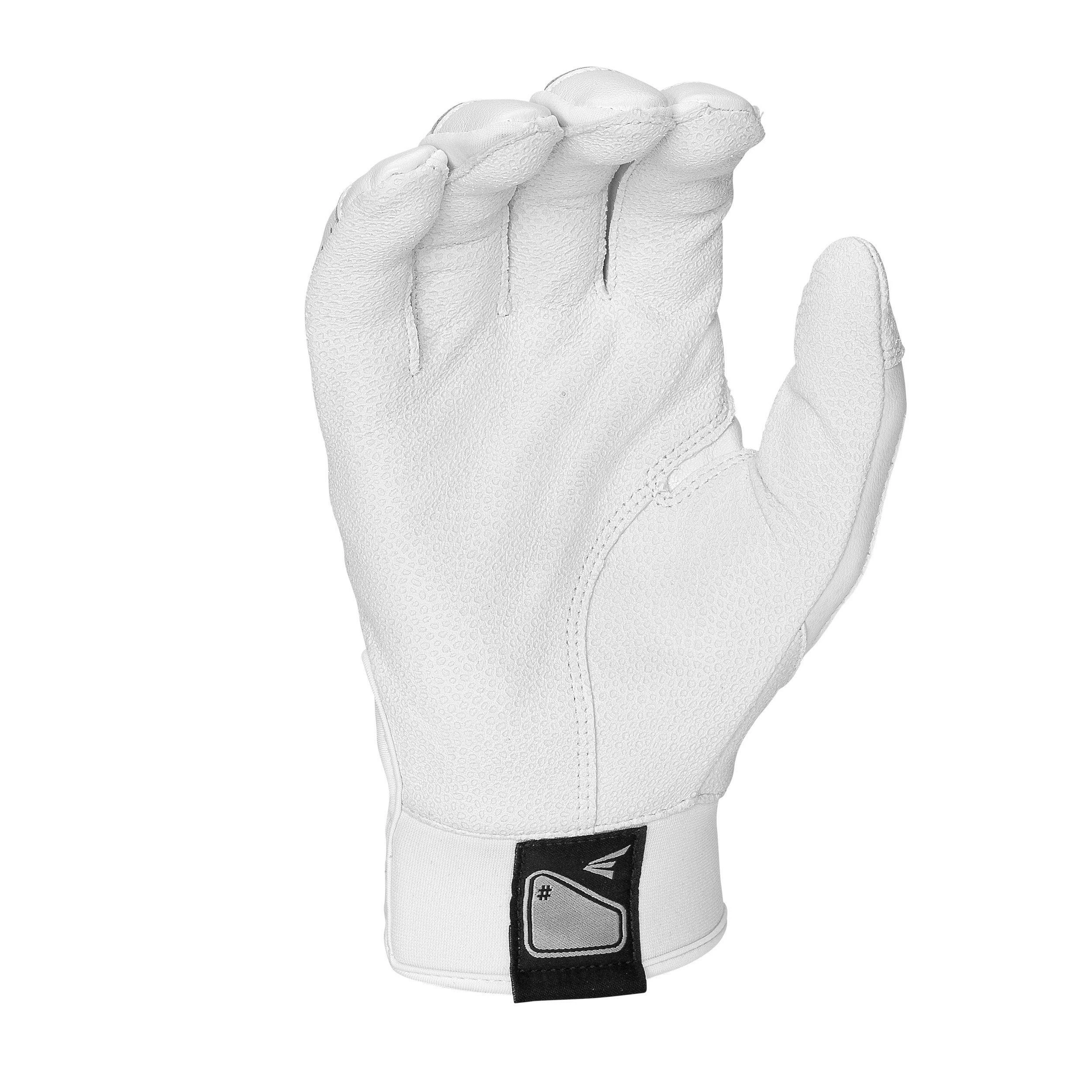 Easton Professional Collection Batting Gloves - White White 4 Easton Professional Collection Batting Gloves - White White - Image 2