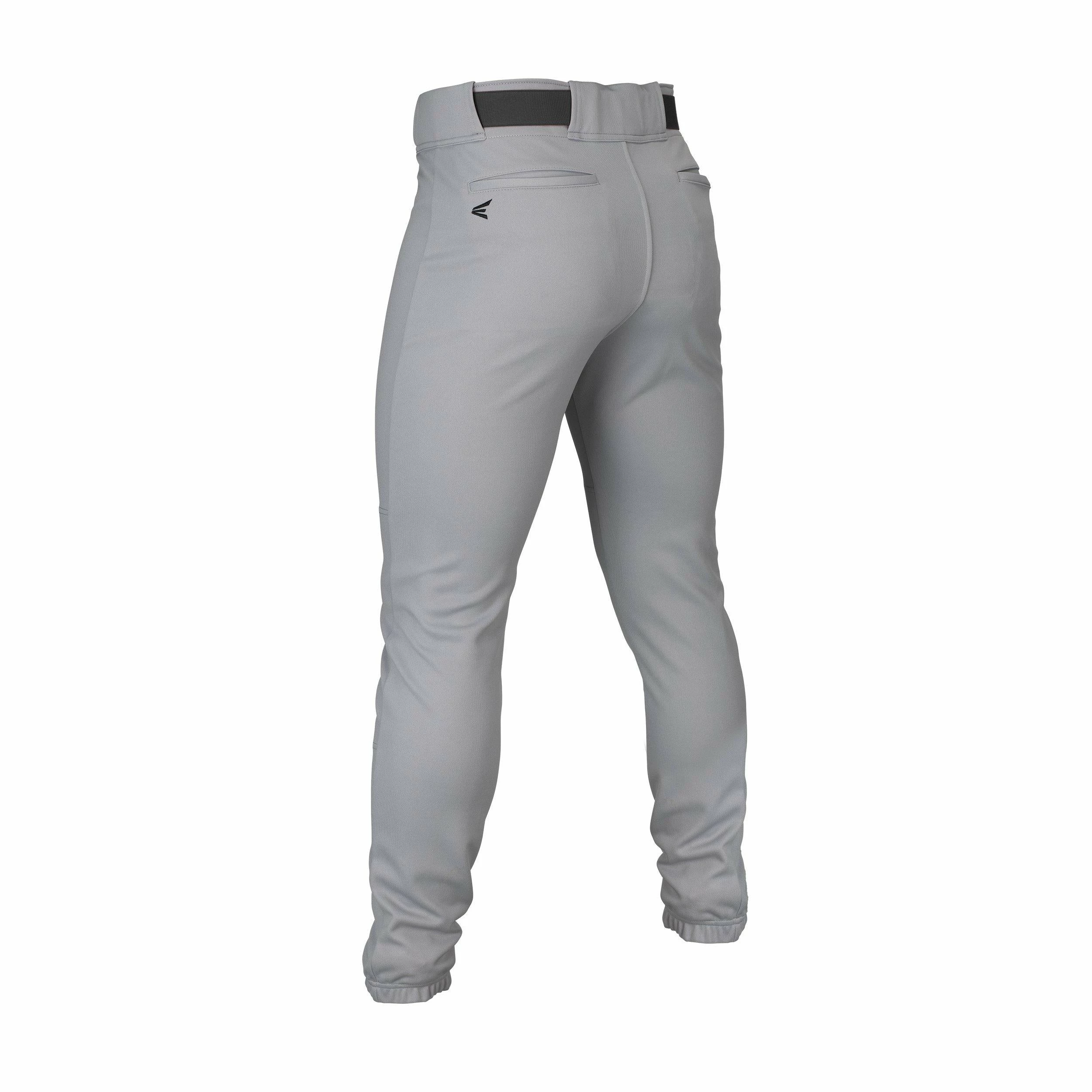 Easton Rival+ Pro Taper Youth Baseball Pants - Gray 4 Easton Rival+ Pro Taper Youth Baseball Pants - Gray - Image 2
