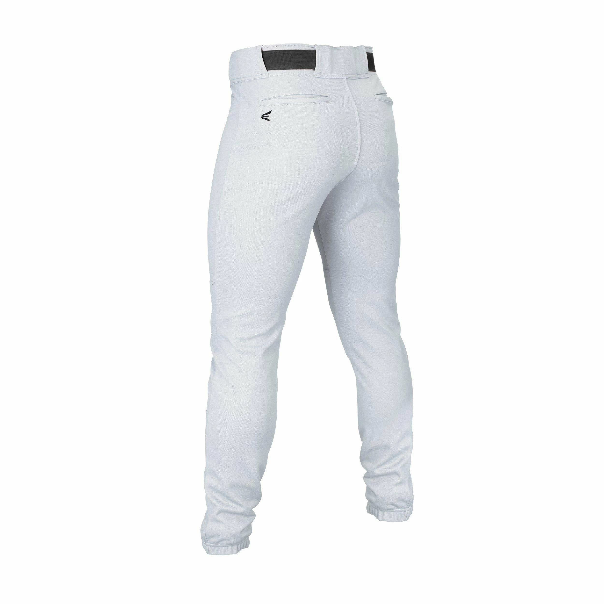 Easton Rival+ Pro Taper Adult Baseball Pants - White 4 Easton Rival+ Pro Taper Adult Baseball Pants - White - Image 2