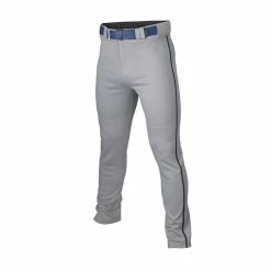 Easton Youth Rival+ Piped Baseball Pants - Gray Navy