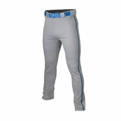 Easton Youth Rival+ Piped Baseball Pants - Gray Royal