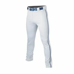 Easton Youth Rival+ Piped Baseball Pants - White Navy