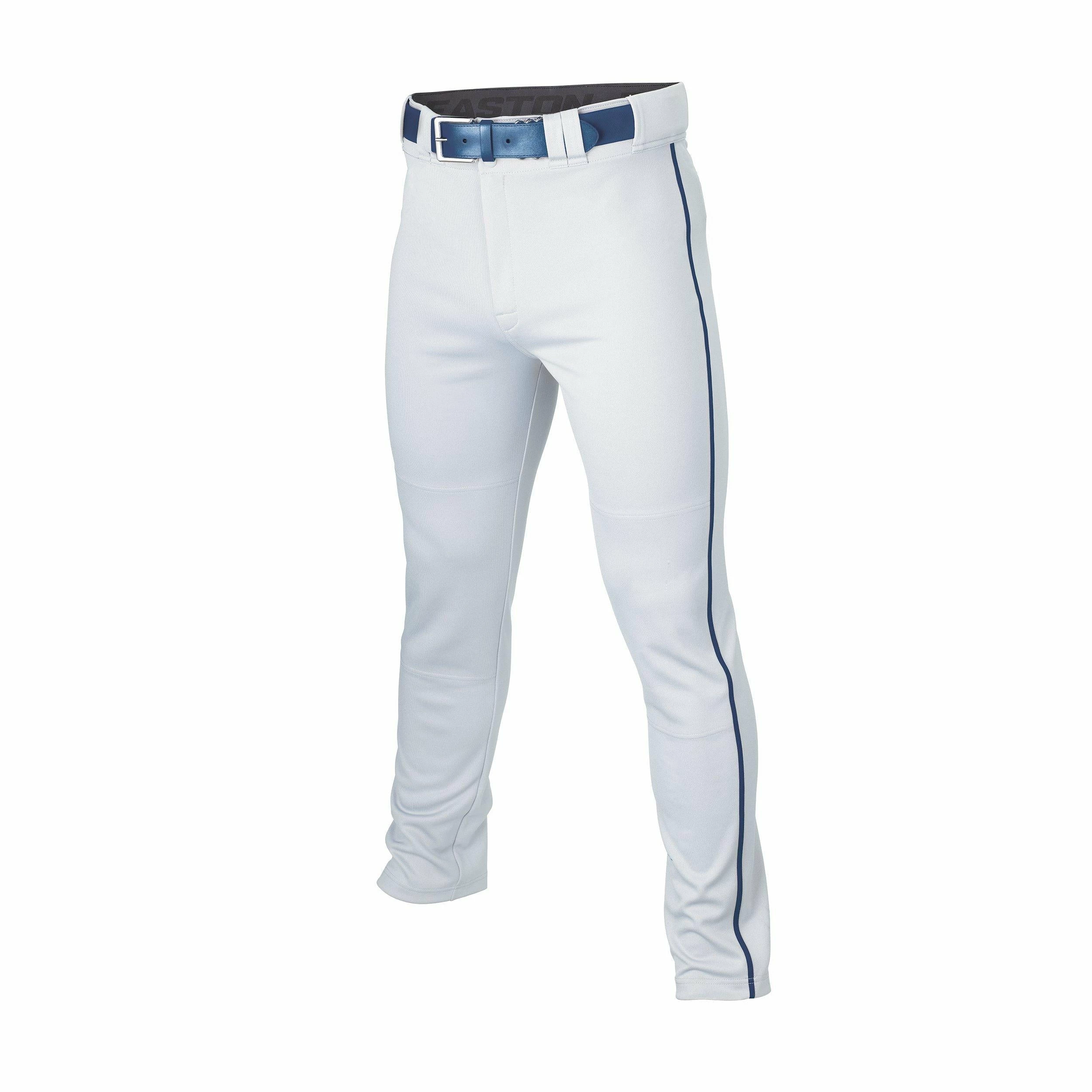 Easton Youth Rival+ Piped Baseball Pants - White Navy 3 Easton Youth Rival+ Piped Baseball Pants - White Navy