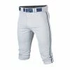 Easton Rival+ Piped Knicker Baseball Pant - White Navy