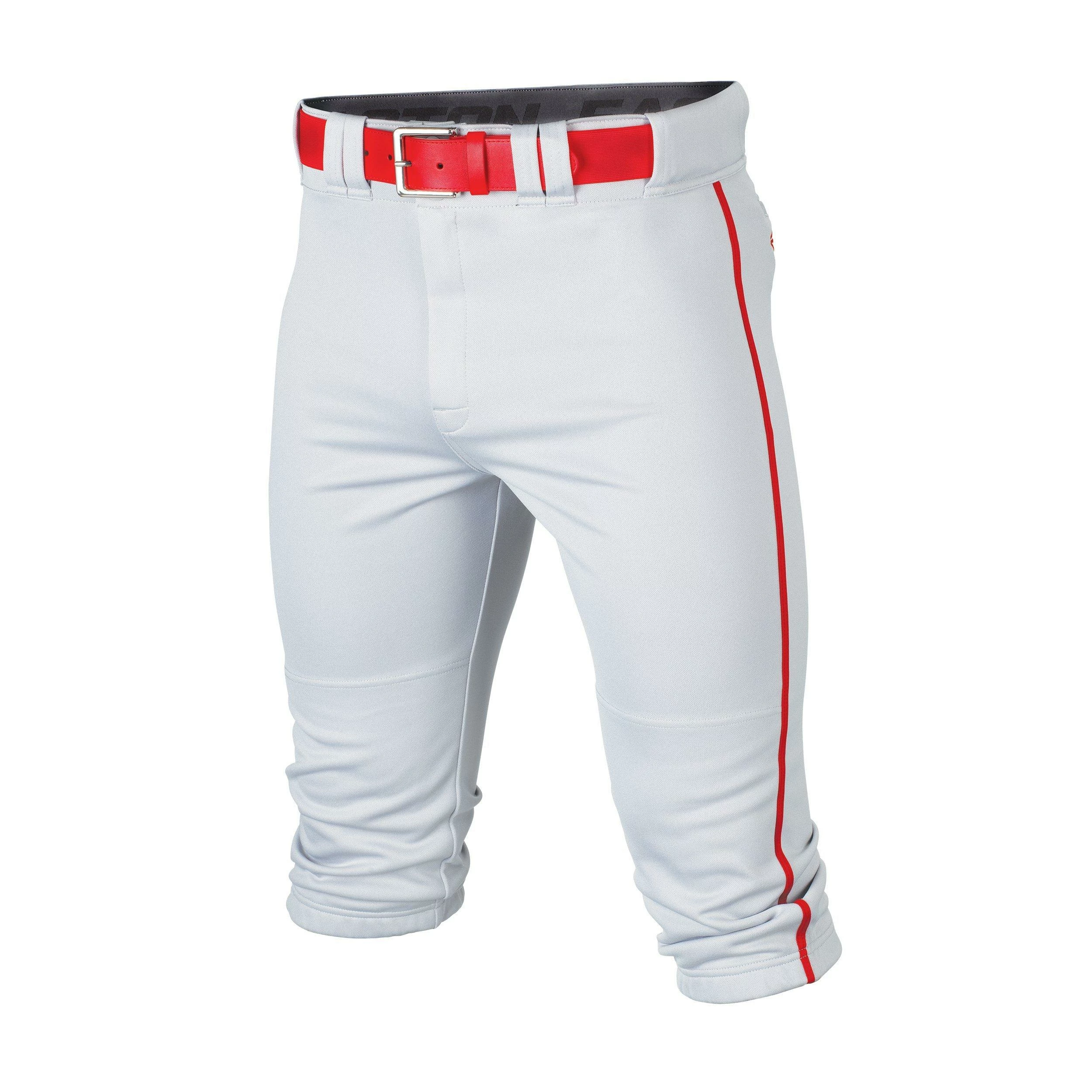 Easton Rival+ Piped Youth Kniccker Baseball Pant - White Red 3 Easton Rival+ Piped Youth Kniccker Baseball Pant - White Red