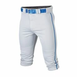 Easton Rival+ Piped Knicker Baseball Pant - White Royal