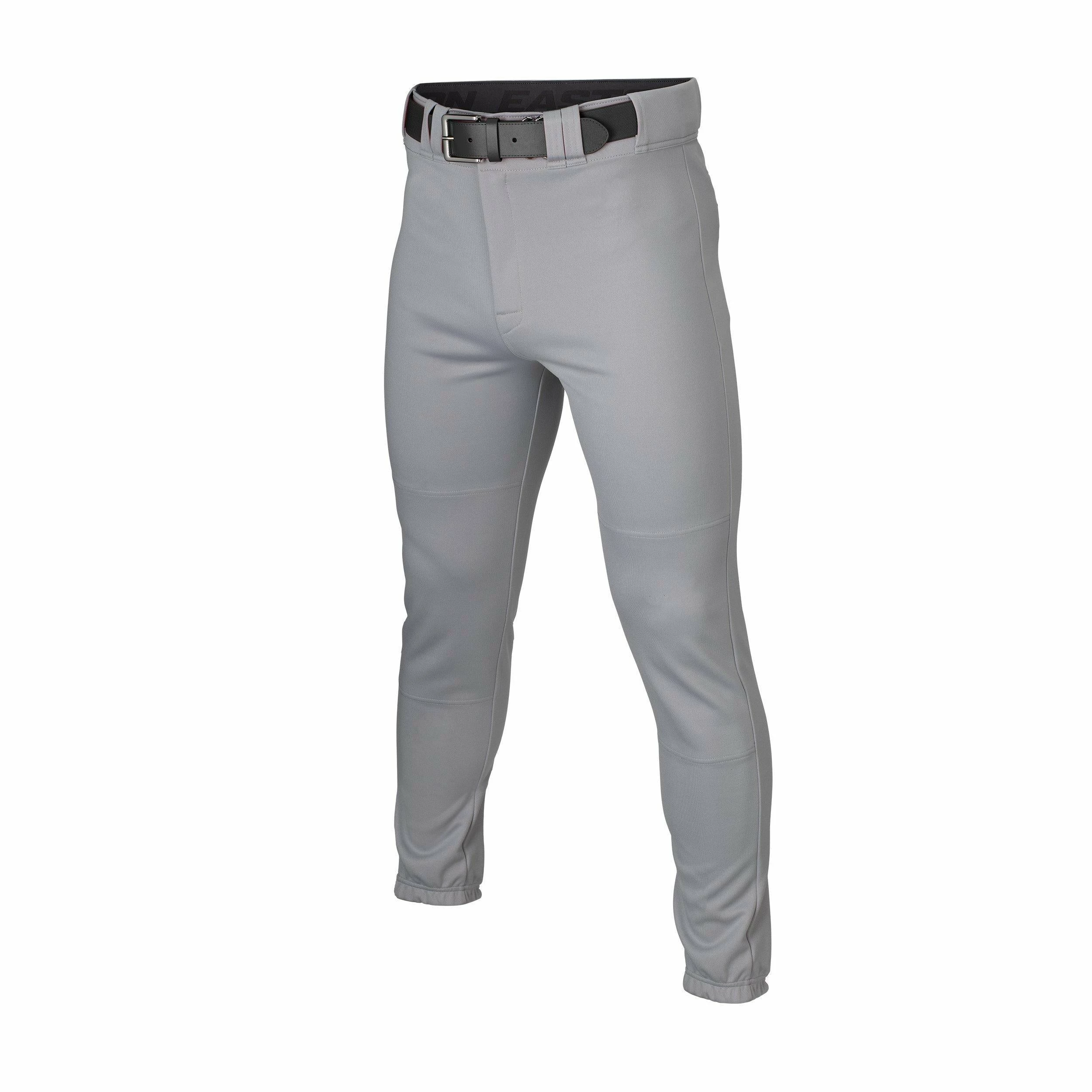 Easton Rival+ Pro Taper Youth Baseball Pants - Gray 3 Easton Rival+ Pro Taper Youth Baseball Pants - Gray