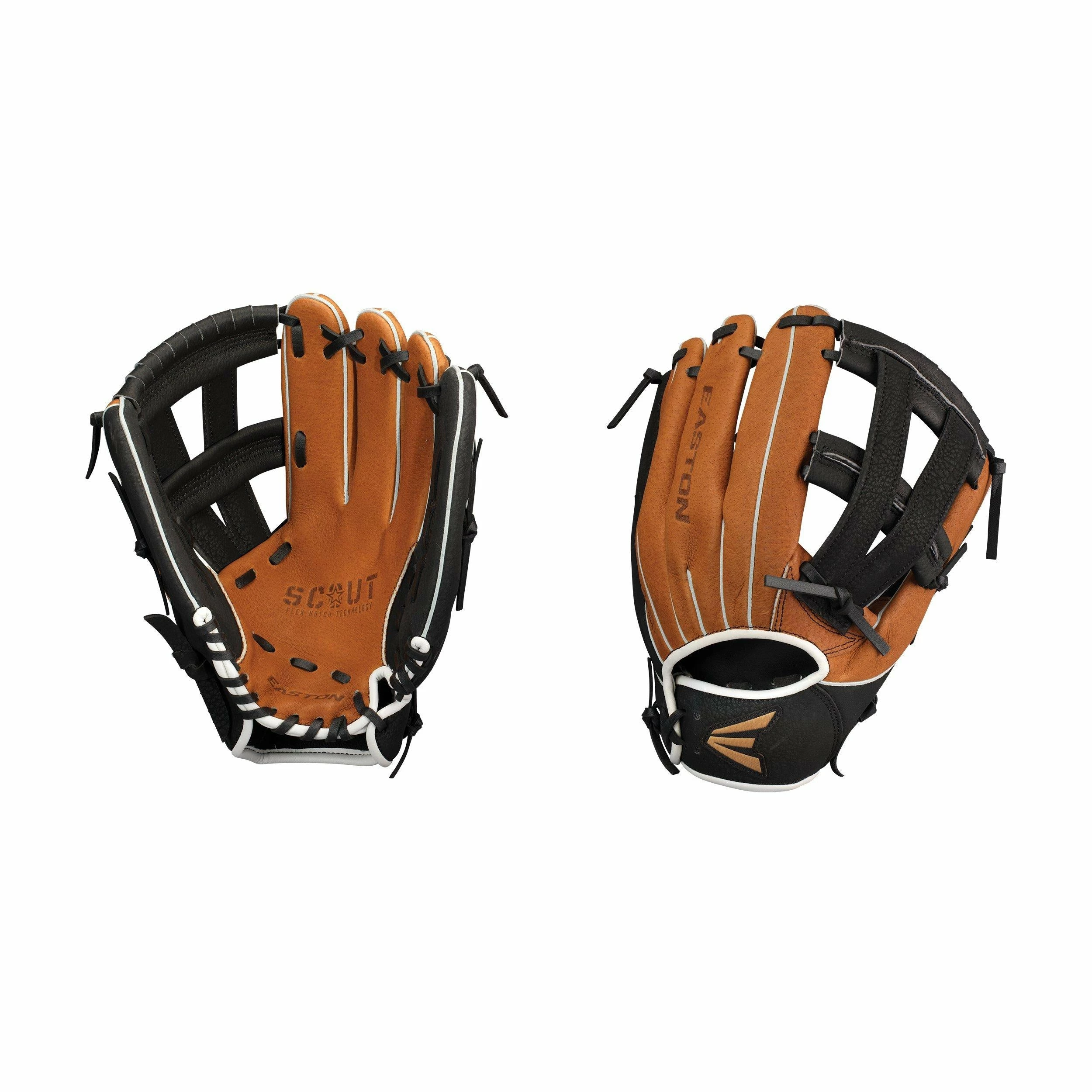 Easton Scout Flex Youth 11.00" Utility Glove - Tan Black 5 Easton Scout Flex Youth 11.00" Utility Glove - Tan Black - Image 3