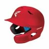 Easton Z5 2.0 Solid Batting Helmet With Universal Jaw Guard - Red