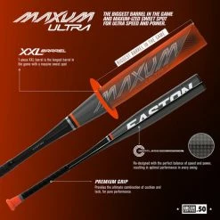 Easton 2021 Maxum Ultra (-3) BBCOR Bat BB21MX - Black Gray 9 Easton 2021 Maxum Ultra (-3) BBCOR Bat BB21MX - Black Gray -Mizuno Sales Store Untitled 3 83093.1603818472