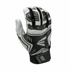 Easton VRS Power Boost Youth Batting Gloves - Gray Black