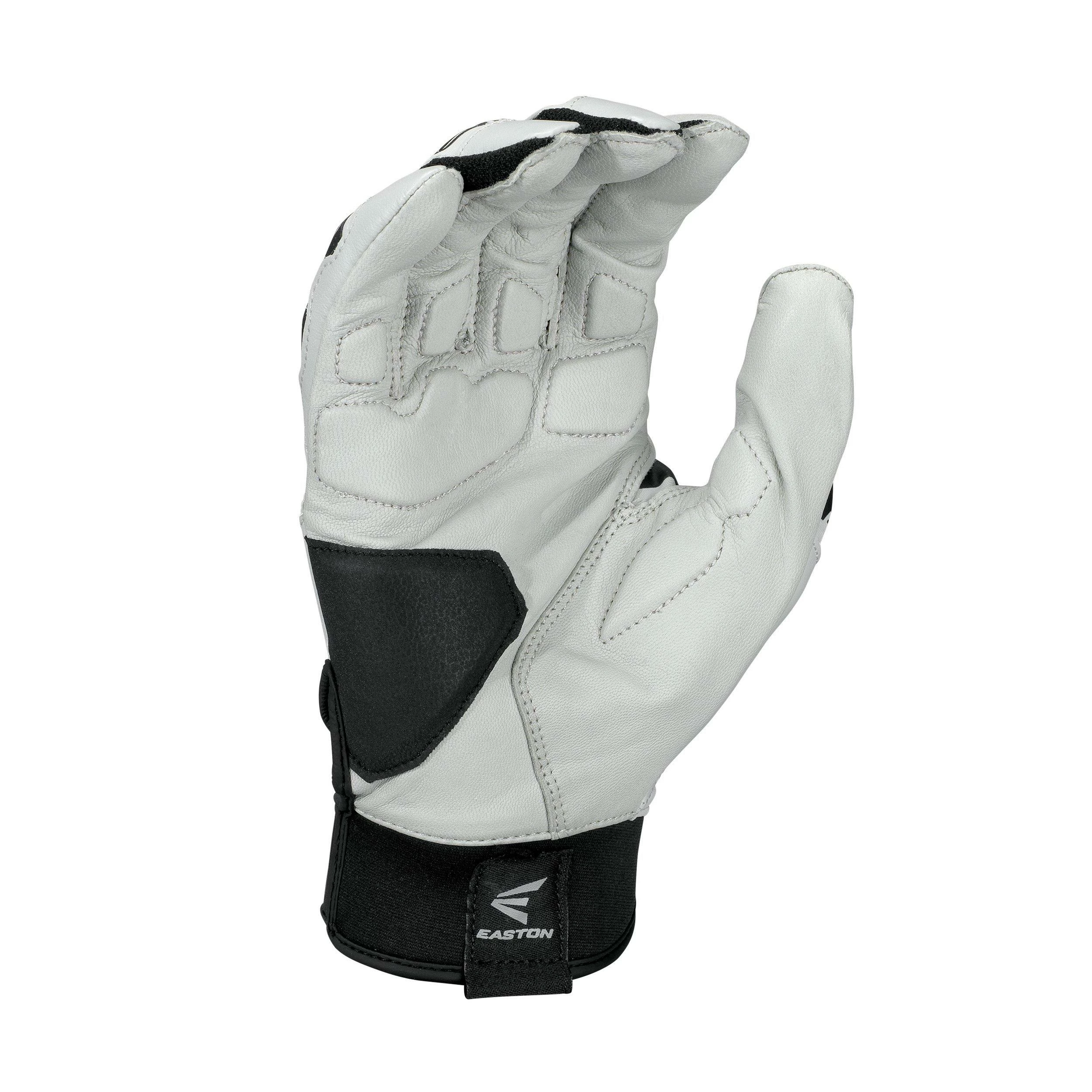 Easton VRS Power Boost Youth Batting Gloves - Gray Black 4 Easton VRS Power Boost Youth Batting Gloves - Gray Black - Image 2