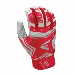Easton VRS Power Boost Batting Gloves - Gray Red