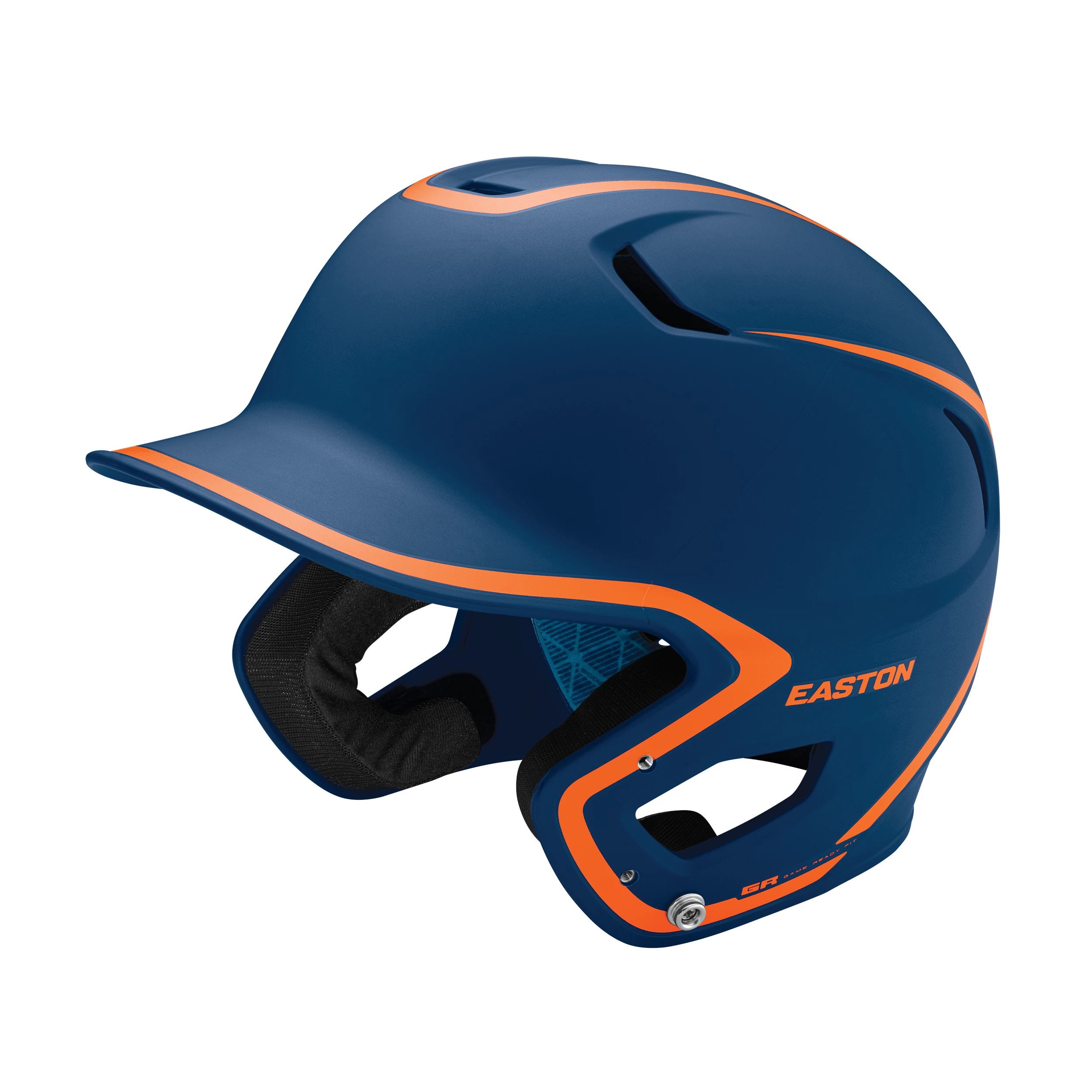 Easton Z5 2.0 Matte Two-Tone Batting Helmet - Navy Orange 3 Easton Z5 2.0 Matte Two-Tone Batting Helmet - Navy Orange