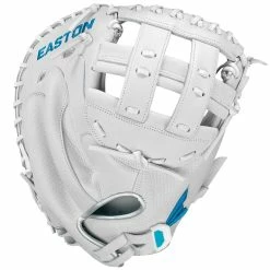 Easton 2021 Ghost Tournament Elite 34.00" Fastpitch Catchers Mitt GTEFP234 - Silver Charcoal