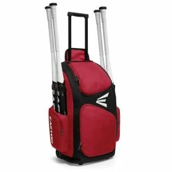 Easton Traveler Standup Wheeled Bag - Black Red