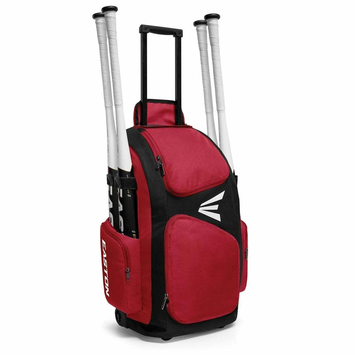 Easton Traveler Standup Wheeled Bag - Black Red 3 Easton Traveler Standup Wheeled Bag - Black Red