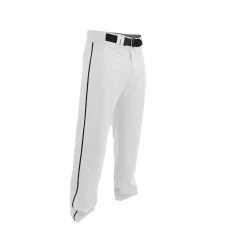 Easton Youth Rival 2 Piped Baseball Pants - White Black