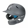 Easton Z5 2.0 Solid Batting Helmet With Universal Jaw Guard - Charcoal
