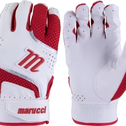Marucci Crest Youth Batting Glove - Red