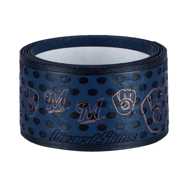 Lizard Skins MLB Team Durasoft 1.1mm Bat Grip - Brewers 3 Lizard Skins MLB Team Durasoft 1.1mm Bat Grip - Brewers