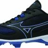 Mizuno 9-Spike Advanced Dominant TPU Low Cleats - Black Royal -Mizuno Sales Store mizuno advanced dominant ic tpu 320566 adult low molded baseball cleat 9