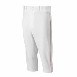Mizuno Premier Short Pants Pipped - White Red
