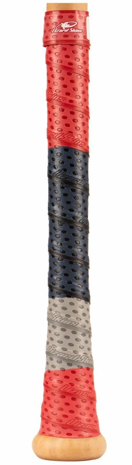 Lizard Skins 1.1mm Bat Grip Guardian Quad Color - Red Black 3 Lizard Skins 1.1mm Bat Grip Guardian Quad Color - Red Black